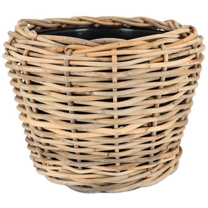 Jan Kurtz Möbel Korb Palau Rattan natur mehrfarbig, Designer Jan Kurtz, 52 cm