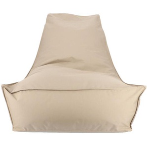 Jan Kurtz Outdoorsitzsack , Taupe , Textil , Uni , Füllung: recyceltes Polystyrol (Eps) , 80x80x80 cm , Outdoor , Wohnzimmer, Hocker, Sitzsäcke