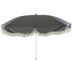 Jan Kurtz Retro Sonnenschirm Stahlrohr weiß/Polyacryl Ø200 cm