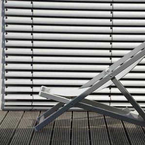 Jan Kurtz Rimini Deckchair Liegestuhl Aluminium