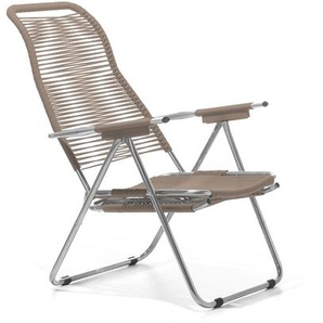 Jan Kurtz Spaghetti Armlehnsessel Aluminium/PVC-Band