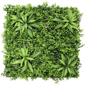 Jangal Akustikpaneel Modular Wall System Design Flora, Hellgrün, Kunststoff, 52x52x4 cm, Handmade Quality, Montage ohne Bohren, Tapeten &