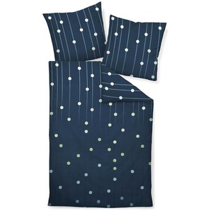 Janine Bettwäsche J.d., Grün, Dunkelgrün, Textil, Graphik, 155 cm, Textiles Vertrauen - Oeko-Tex®, Oeko-Tex® Made IN Green, bügelfrei, pflegeleicht, atmungsaktiv, hautfreundlich, saugfähig, schadstoffgeprüft, Schlaftextilien, Bettwäsche, Bettwäsche