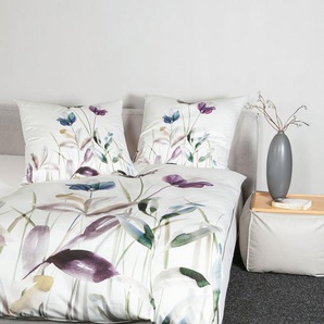 Janine Bettwäsche Mako-Satin42140 05, Mako-Satin, mit Reissverschluss