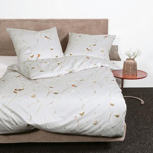 Janine Bettwäsche Mako-Satin45094 08, Mako-Satin, mit Reissverschluss