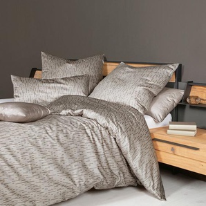 Janine Bettwäsche Mako-Satin45097 08, Mako-Satin, mit Reissverschluss