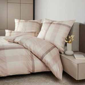 Janine Bettwäsche Milano 4511245112 01, Mako-Satin, mit Reißverschluss