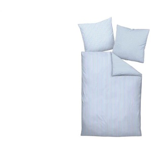 Janine Wendesatin-Bettwäsche - blau - Materialmix - 135 cm | Möbel Kraft
