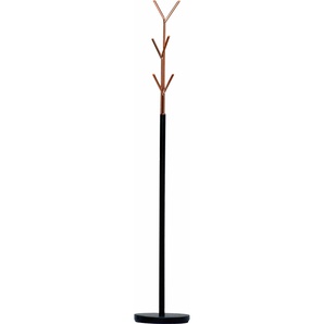 Garderobenständer JANKURTZ london schwarz (schwarz, kupferfarben) Ständer, Halterungen Haken Garderobenständer Höhe ca. 177 cm, in 3 Farben