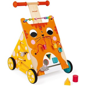 Janod Lauflernwagen Katze - Multi-Activity, FSC®- schützt Wald - weltweit
