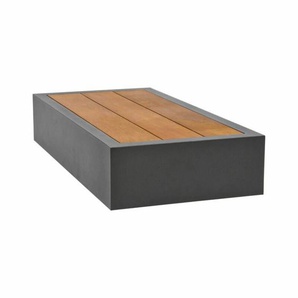 Jati&Kebon Bari Beistelltisch 90x45 cm - Aluminium eisengrau 01-000610