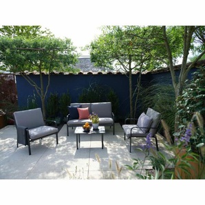 Jati&Kebon Dransy Loungeset, 4-tlg. inkl. Polster 01-004670-01-004430-01-004665-JK01004430-B26