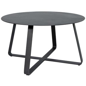 Jati&Kebon Elko Beistelltisch, Aluminium eisengrau, ø 90 cm 01-000564