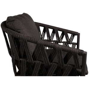 Jati&Kebon Fortuna Dining-Sessel, Rope cross weaving - Rope schwarz 01-003306
