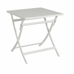 Jati&Kebon Marida Klapptisch, Aluminium weiß - 70 × 70 01-002582-1