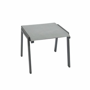 Jati&Kebon Tinos/Rhodos Gartenhocker, Aluminium eisengrau 01-001445