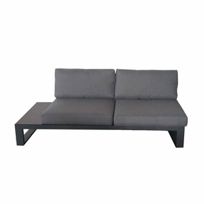 Jati&Kebon Virginia 2-Sitzer Seitenteil rechts, Gestell Aluminium mit HPL 01-002299