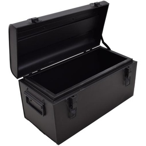Deko Jugendzimmer Büro Bad Utensielien 1 Koffer Metall Design Aufbewahrung Box 