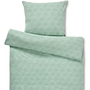 Jersey-Bettwäsche, grün, Übergröße