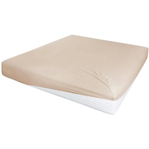 Jersey-Elasthan Boxspringbetttuch - beige - Baumwollmischgewebe - 100 cm - 26 cm - 26 cm | Möbel Kraft