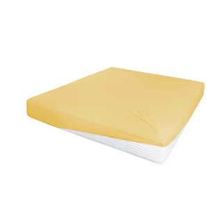 Jersey-Elastan Boxspringlaken | gelb | 150 cm | 28 cm | cm 28,0 |