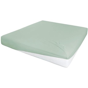Jersey-Elastan Boxspringlaken - grün - Baumwollmischgewebe - 150 cm - 28 cm - 28 cm | Möbel Kraft