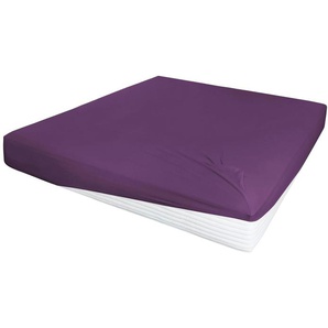 Jersey-Elastan Boxspringlaken | lila/violett | Baumwollmischgewebe | 100 cm | 26 cm | 26 cm |