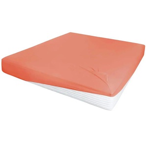 Jersey-Elastan Boxspringlaken - orange - Materialmix - 150 cm - 28 cm | Möbel Kraft