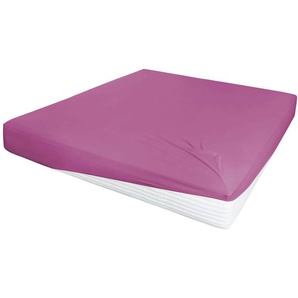 Jersey-Elastan Boxspringlaken - rosa/pink - Baumwollmischgewebe - 190 cm - 28 cm - 28 cm | Möbel Kraft