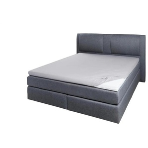 Jersey-Elastan Topperlaken - grau - Materialmix - 150 cm - 10 cm | Möbel Kraft