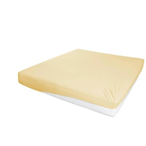 Jersey-Elasthan Boxspringbetttuch | gelb | 150 cm | 26 cm | cm 26,0 |
