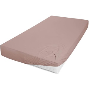 Jersey Spannbettlaken | braun | 120 cm | 22 cm |