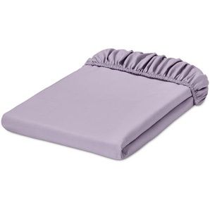 Jersey-Spannbettlaken, Normalgröße, fliederfarben