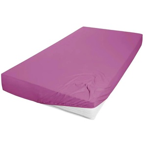 Jersey Spannbettlaken | rosa/pink | 150 cm | 22 cm | cm 22,0 |