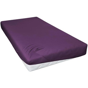 como Jersey-Spannbetttuch - lila/violett - 100% Baumwolle - 200 cm - 20 cm | Möbel Kraft