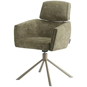 Jette Home Armlehnstuhl drehbar Becky ¦ grün ¦ Maße (cm): B: 61 H: 91 T: 64.0