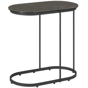 Jette Home Beistelltisch  Trace ¦ schwarz ¦ Maße (cm): B: 59 H: 55 T: 32.0
