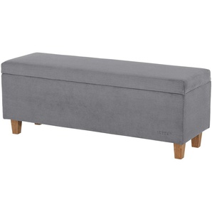 Jette Home Bettbank mit Stauraum Jette Flex ¦ grau ¦ Maße (cm): B: 122 H: 47 T: 42.0