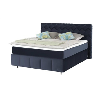 Jette Home Boxspringbett Braid - blau - Materialmix - 182 cm - 123 cm | Möbel Kraft
