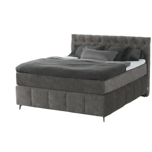 Jette Home Boxspringbett  Glam New ¦ grau ¦ Maße (cm): B: 162 H: 132,5
