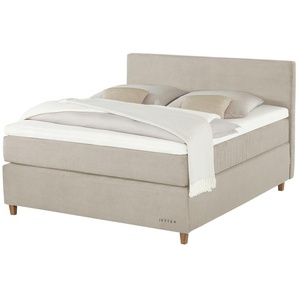 Jette Home Boxspringbett  Jette Flex ¦ beige ¦ Maße (cm): B: 185 H: 120,5