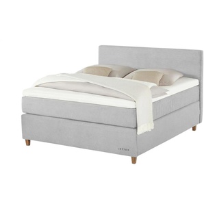 Jette Home Boxspringbett Jette Flex - grau - Materialmix - 145 cm - 120,5 cm | Möbel Kraft