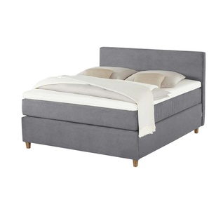 Jette Home Boxspringbett Jette Flex - grau - Materialmix - 145 cm - 120,5 cm | Möbel Kraft