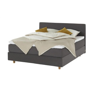 Jette Home Boxspringbett Jette Flex - grau - Materialmix - 165 cm - 110,5 cm | Möbel Kraft