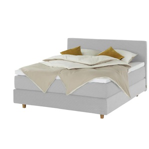 Jette Home Boxspringbett Jette Flex - grau - Materialmix - 185 cm - 110,5 cm | Möbel Kraft