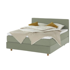 Jette Home Boxspringbett Jette Flex - grün - Materialmix - 145 cm - 120,5 cm | Möbel Kraft