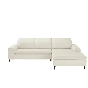 Jette Home Ecksofa aus Flachgewebe Jette Sense ¦ beige ¦ Maße (cm): B: 270 H: 77 T: 191.0