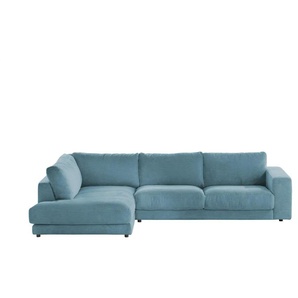 Jette Home Ecksofa Cord Sila ¦ türkis/petrol ¦ Maße (cm): B: 325 H: 85 T: 224.0