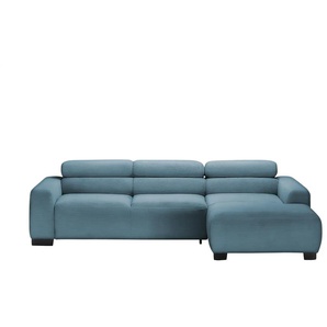 Jette Home Ecksofa   Flirt ¦ blau ¦ Maße (cm): B: 258 H: 84 T: 179