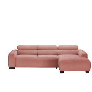 Jette Home Ecksofa Flirt ¦ rosa/pink ¦ Maße (cm): B: 258 H: 84 T: 179.0